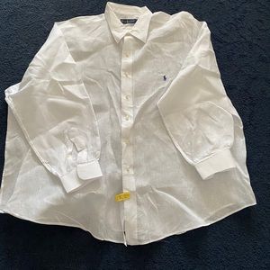 Ralph Lauren Linen Button Down Short 3XB